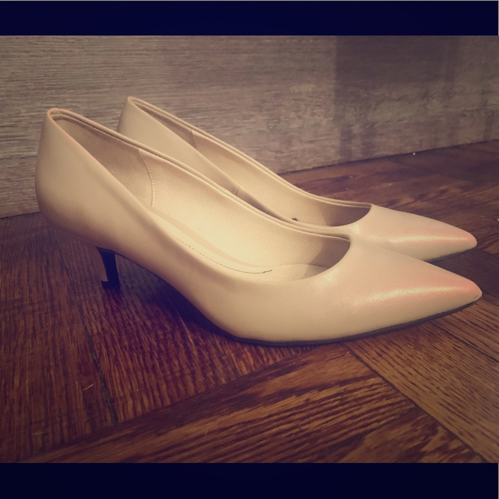 Nude Kitten Heels